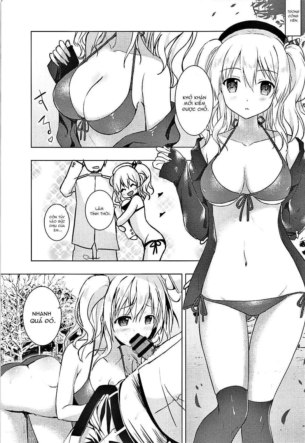 HentaiVN.net - Ảnh 5 - Kouen no Naisho na Koto (Kantai Collection -KanColle-) [こうえんのナイショなこと (艦隊これくしょん -艦これ-)] - Oneshot