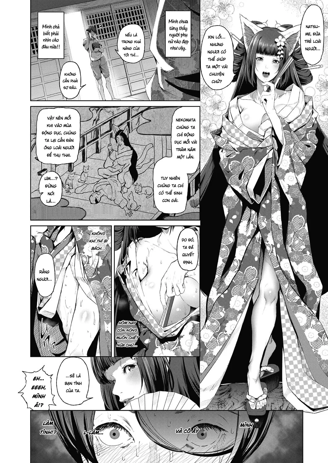 HentaiVN.net - Ảnh 4 - Boy Meets Nyaa God [Boy Meets Cat Goddess] - Chap 1