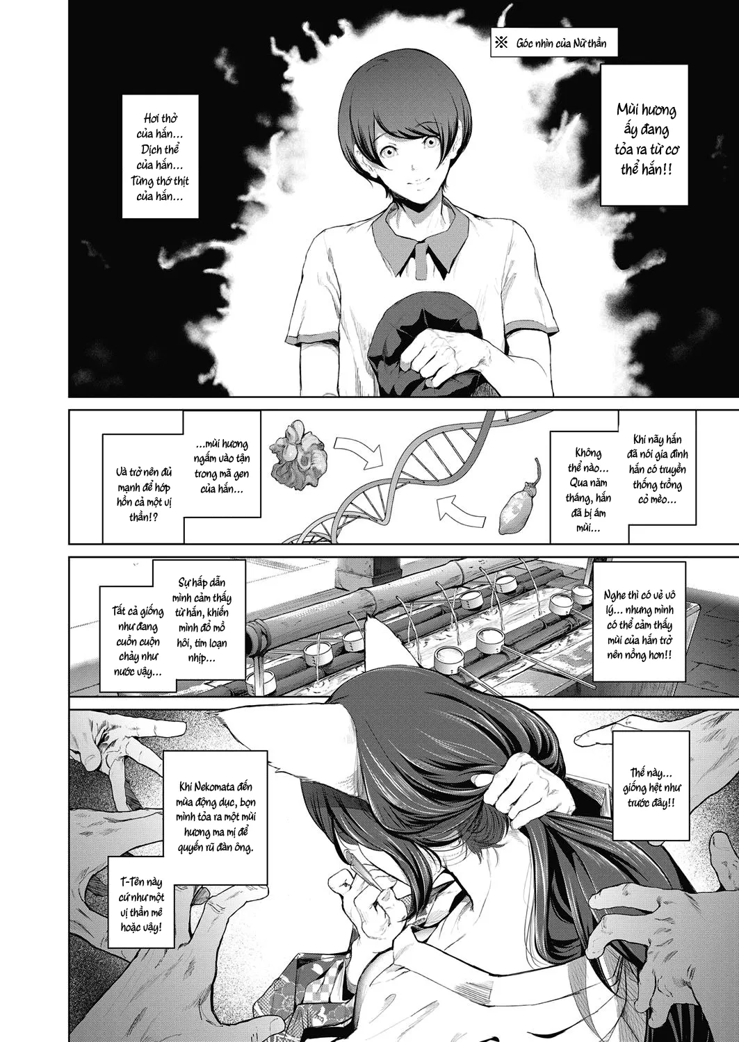 HentaiVN.net - Ảnh 8 - Boy Meets Nyaa God [Boy Meets Cat Goddess] - Chap 1