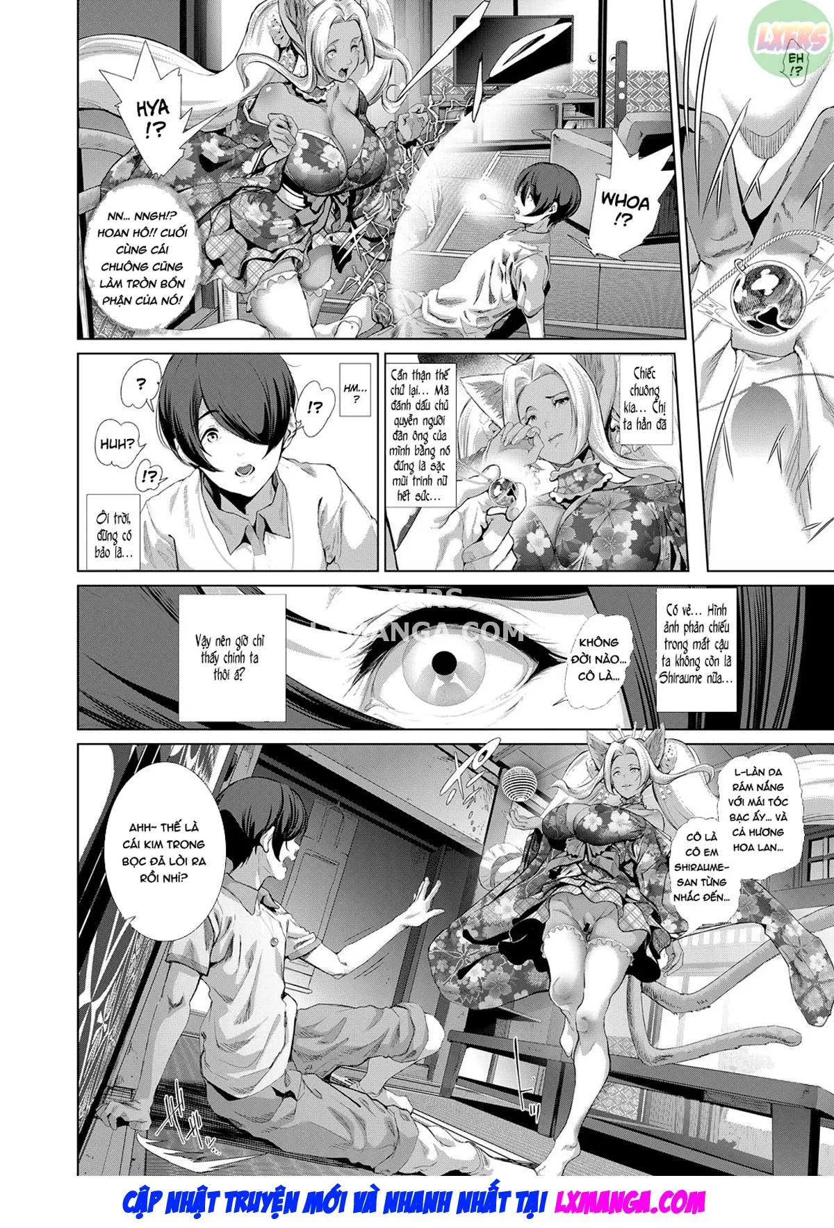 HentaiVN.net - Ảnh 11 - Boy Meets Nyaa God [Boy Meets Cat Goddess] - Chap 2