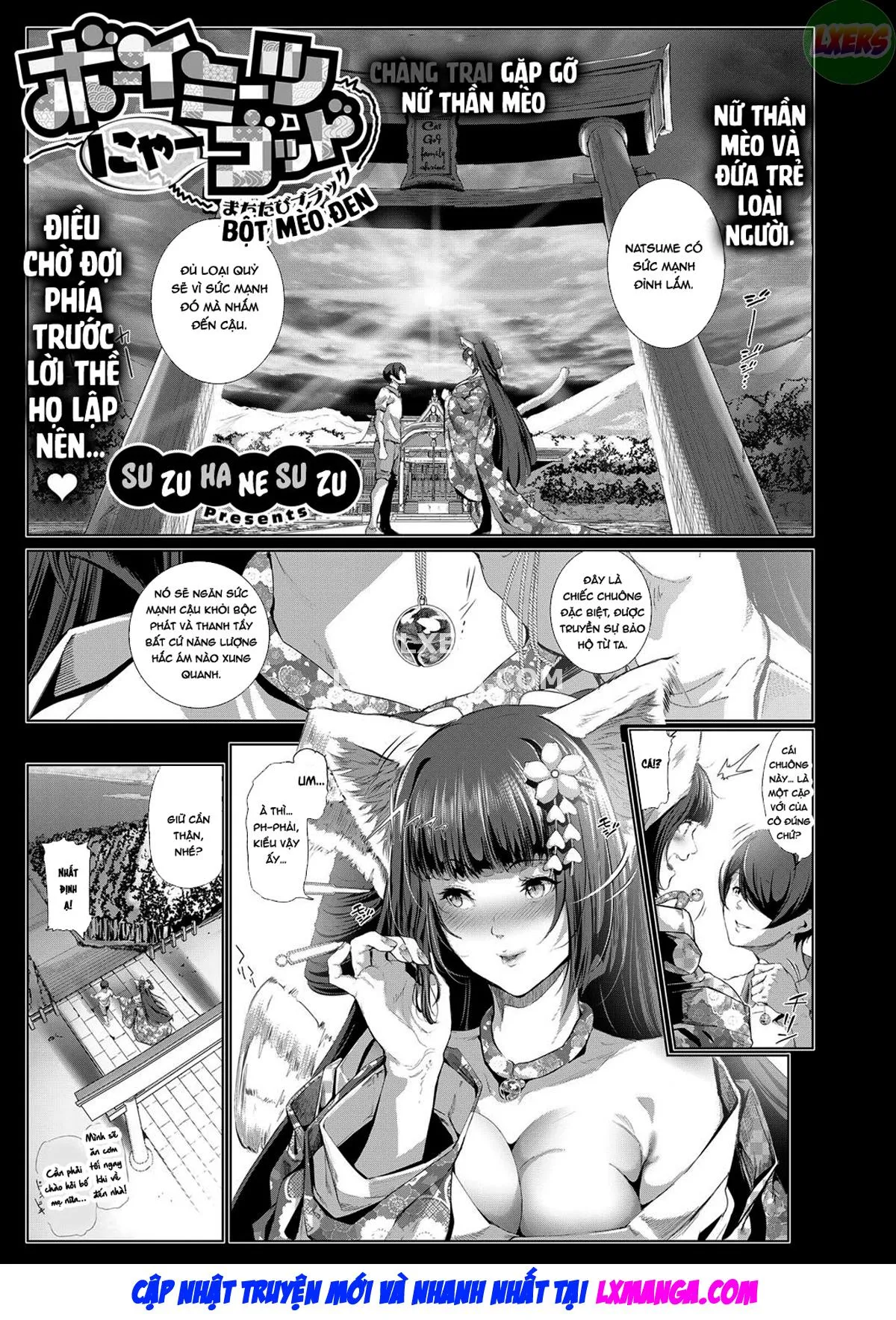 HentaiVN.net - Ảnh 4 - Boy Meets Nyaa God [Boy Meets Cat Goddess] - Chap 2