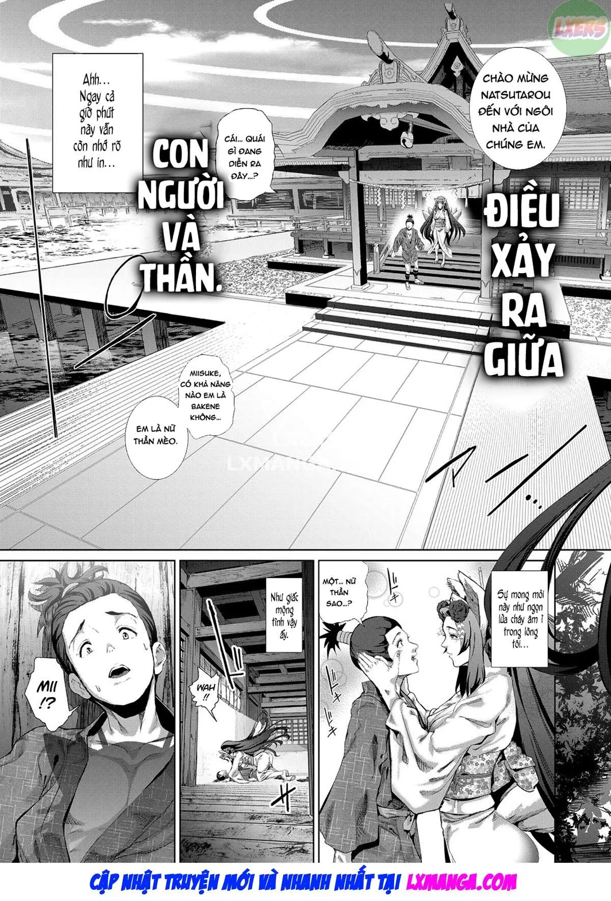 HentaiVN.net - Ảnh 8 - Boy Meets Nyaa God [Boy Meets Cat Goddess] - Chap 3