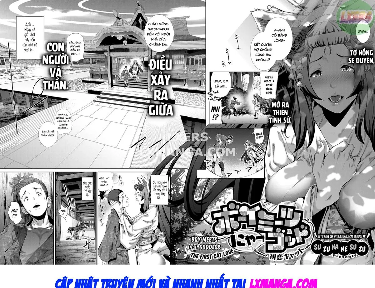 HentaiVN.net - Ảnh 9 - Boy Meets Nyaa God [Boy Meets Cat Goddess] - Chap 3