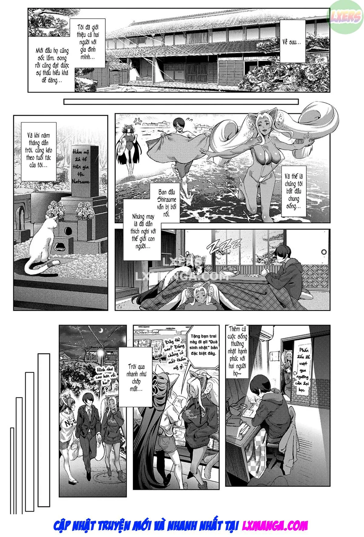 HentaiVN.net - Ảnh 23 - Boy Meets Nyaa God [Boy Meets Cat Goddess] - Chap 4 - [END]