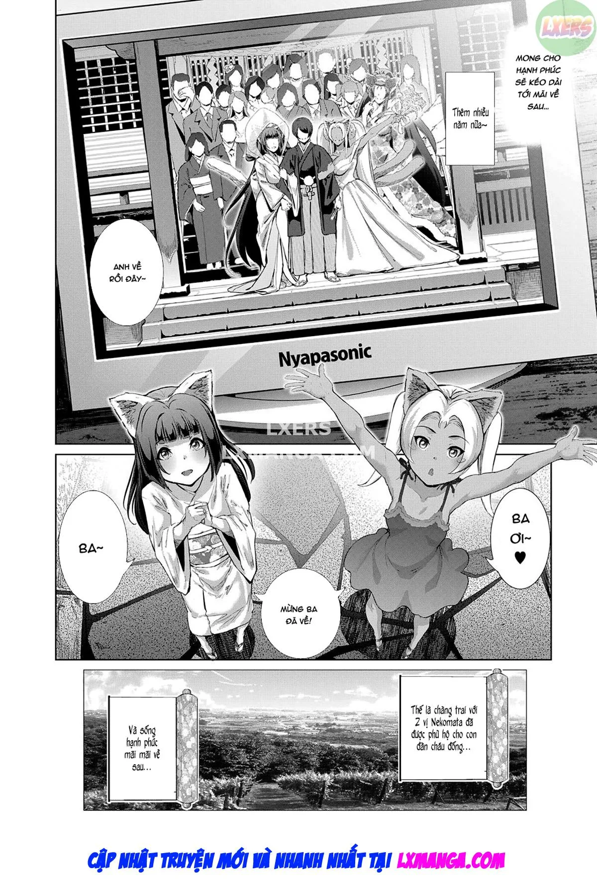 HentaiVN.net - Ảnh 27 - Boy Meets Nyaa God [Boy Meets Cat Goddess] - Chap 4 - [END]