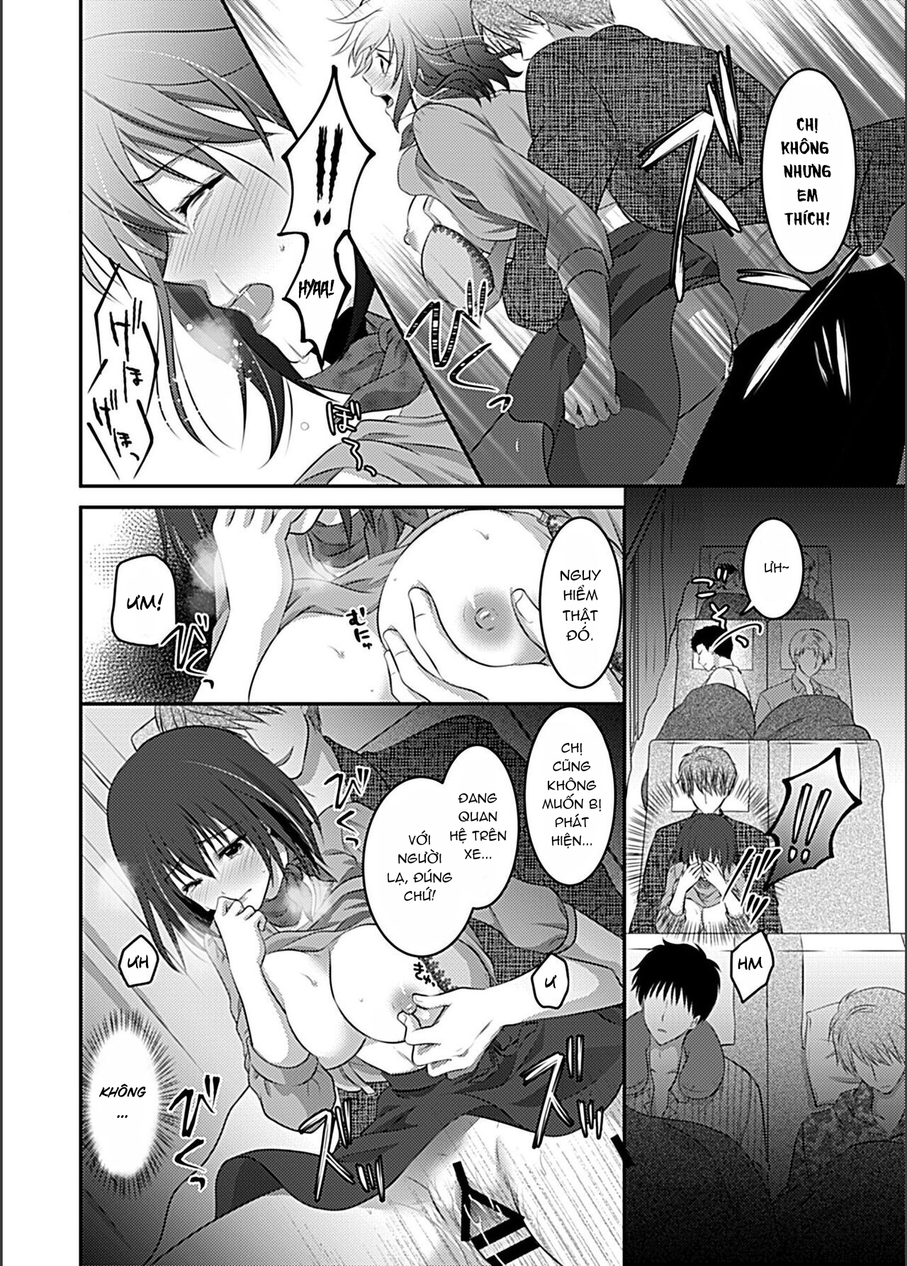 HentaiVN.net - Ảnh 10 - Đêm kinh hoàng trên chuyến xe về nhà - Oneshot