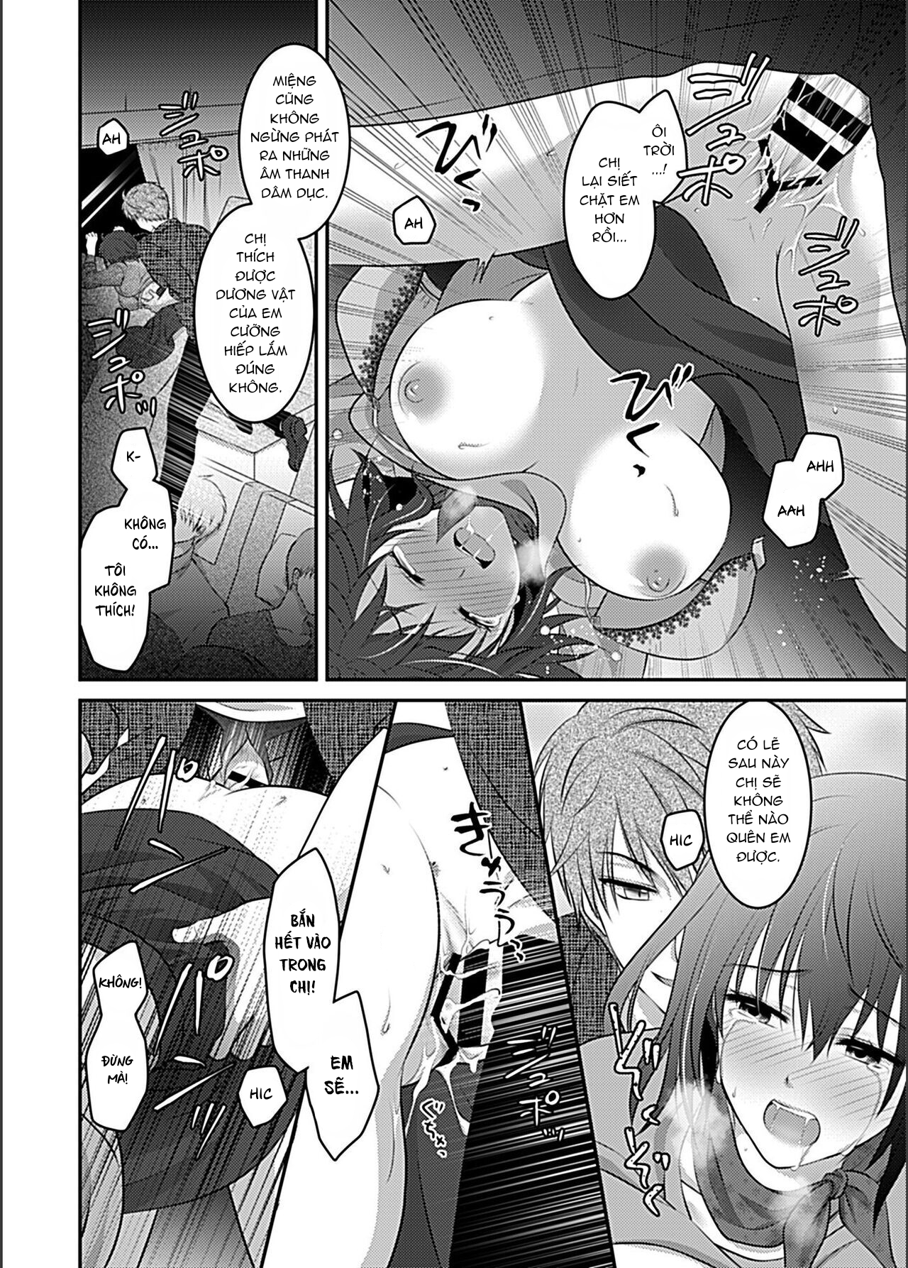 HentaiVN.net - Ảnh 14 - Đêm kinh hoàng trên chuyến xe về nhà - Oneshot