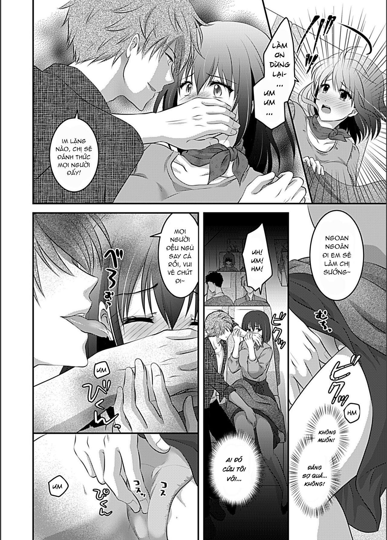 HentaiVN.net - Ảnh 4 - Đêm kinh hoàng trên chuyến xe về nhà - Oneshot