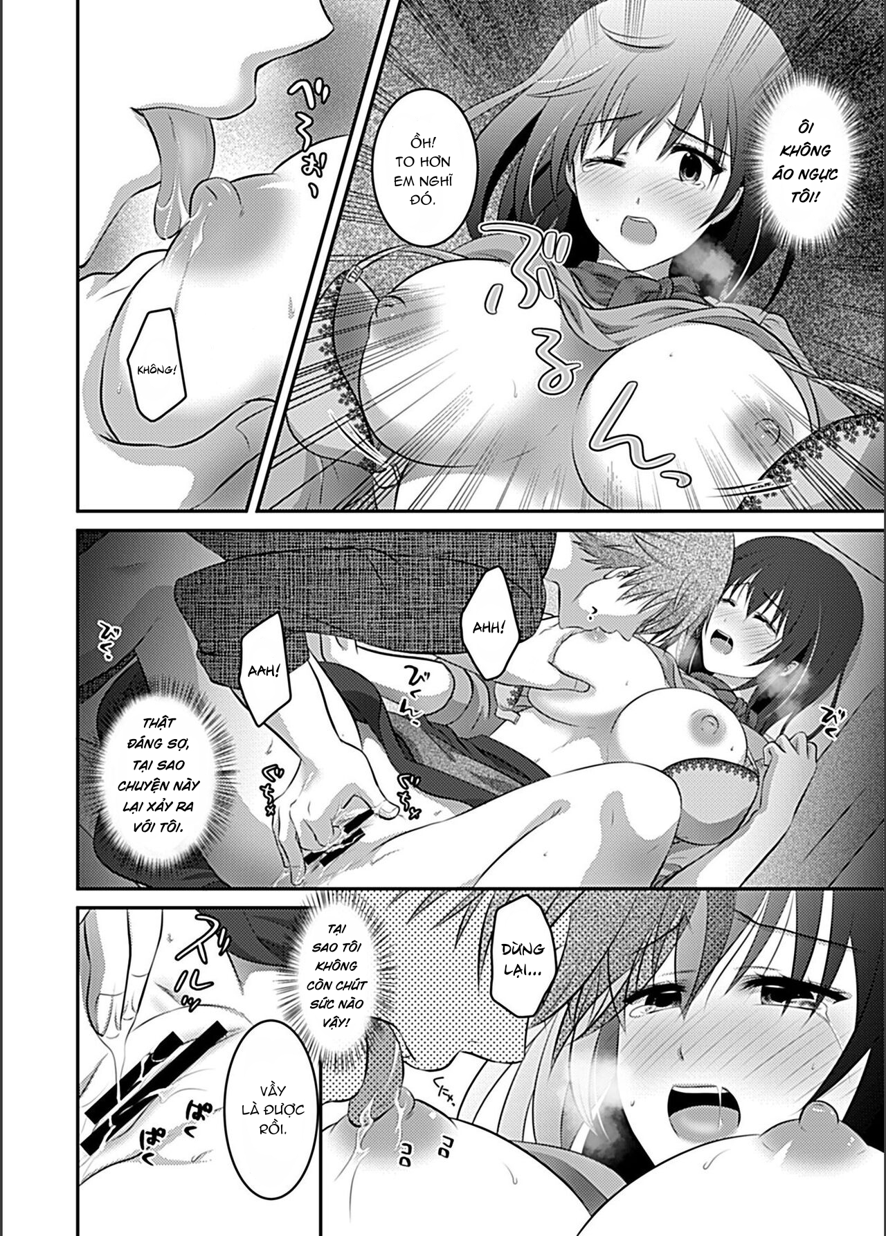 HentaiVN.net - Ảnh 8 - Đêm kinh hoàng trên chuyến xe về nhà - Oneshot