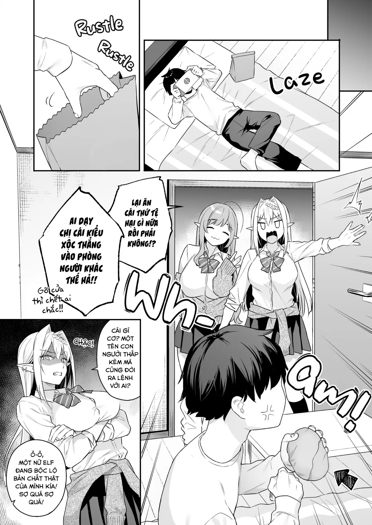 HentaiVN.net - Ảnh 12 - Nàng Elf ăn chay (nhưng lại) thèm thịt! - Oneshot