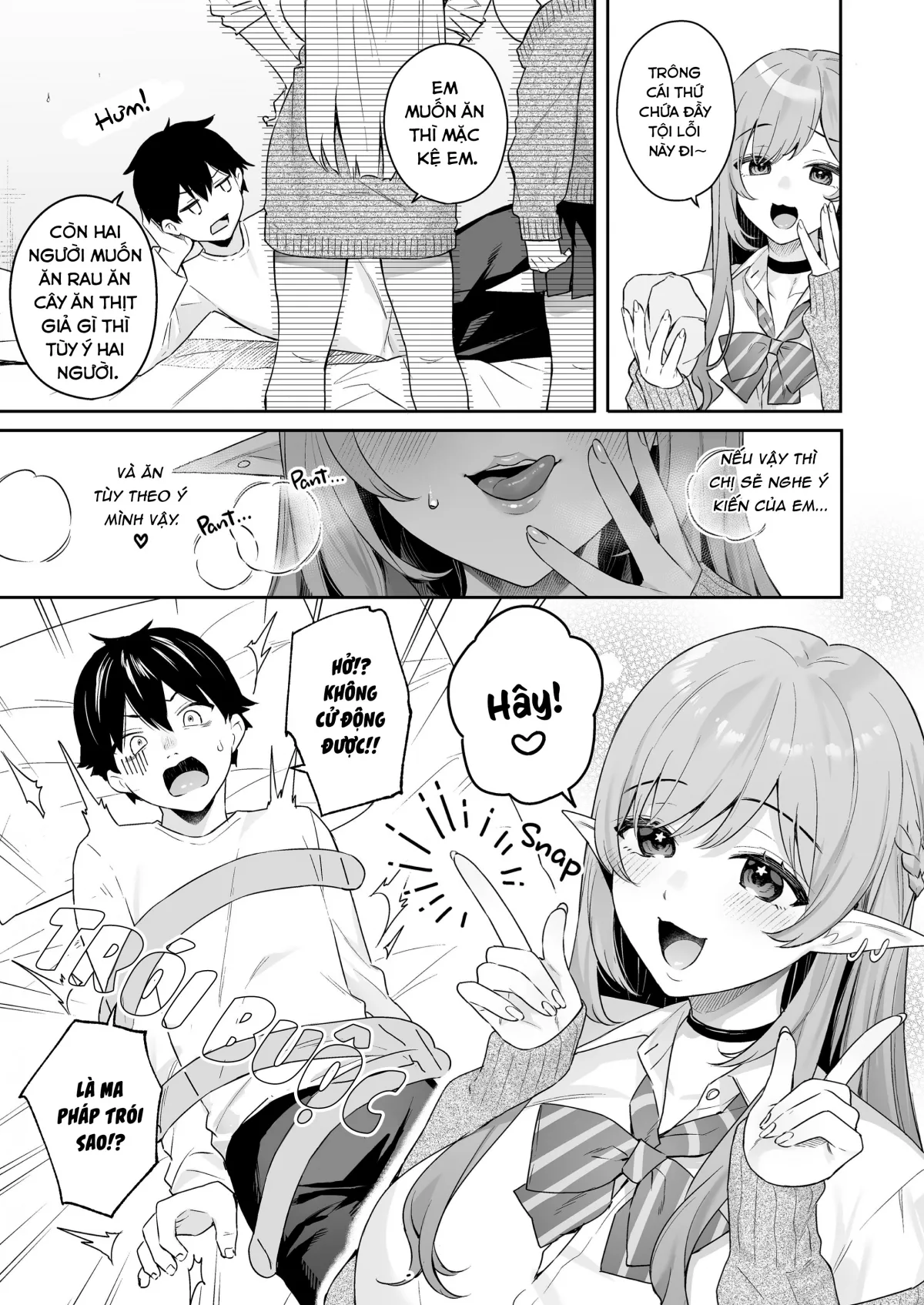 HentaiVN.net - Ảnh 13 - Nàng Elf ăn chay (nhưng lại) thèm thịt! - Oneshot