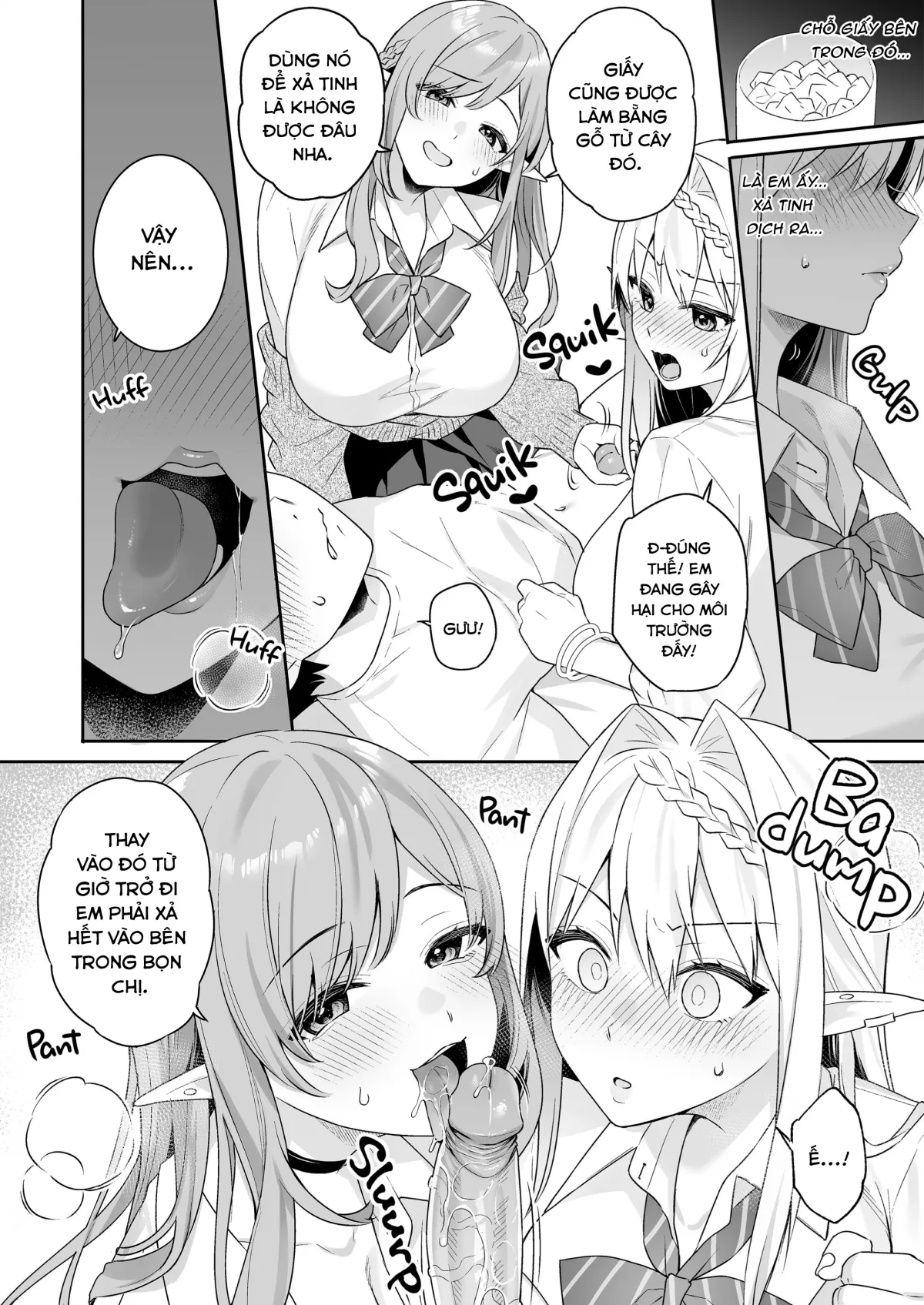 HentaiVN.net - Ảnh 18 - Nàng Elf ăn chay (nhưng lại) thèm thịt! - Oneshot