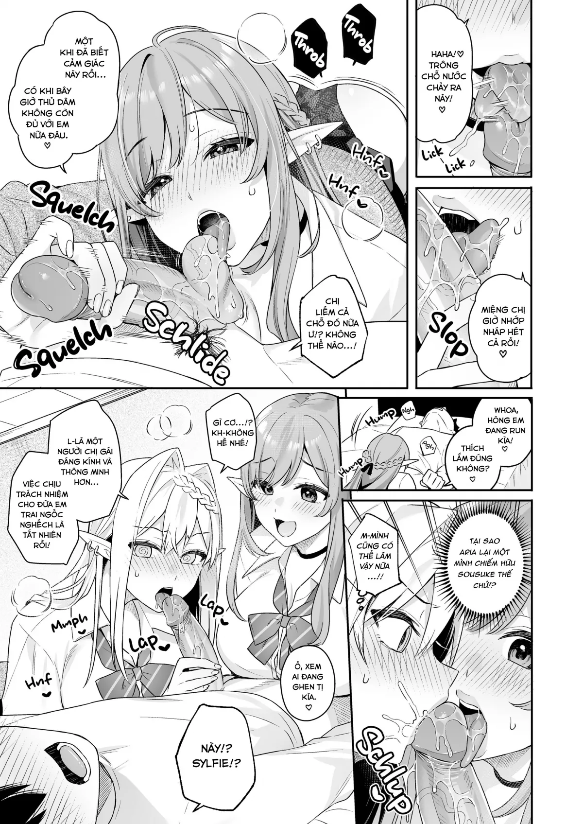 HentaiVN.net - Ảnh 19 - Nàng Elf ăn chay (nhưng lại) thèm thịt! - Oneshot
