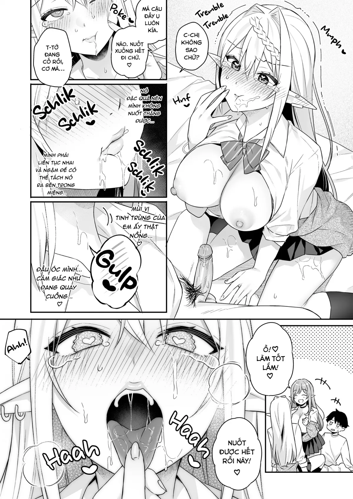 HentaiVN.net - Ảnh 22 - Nàng Elf ăn chay (nhưng lại) thèm thịt! - Oneshot