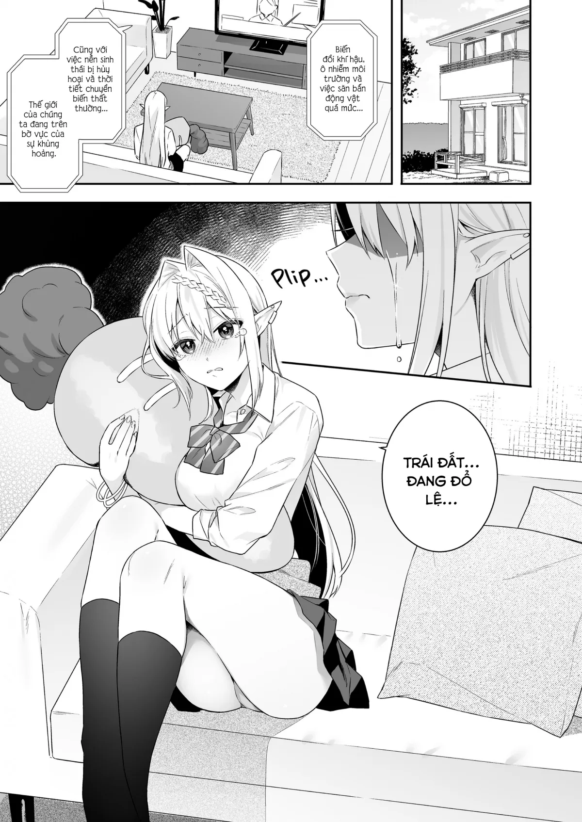 HentaiVN.net - Ảnh 3 - Nàng Elf ăn chay (nhưng lại) thèm thịt! - Oneshot