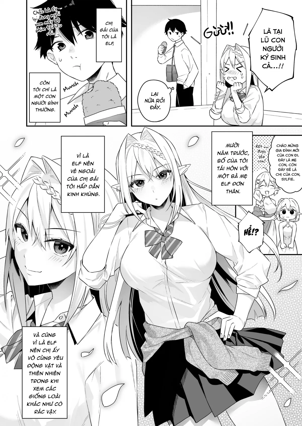 HentaiVN.net - Ảnh 4 - Nàng Elf ăn chay (nhưng lại) thèm thịt! - Oneshot