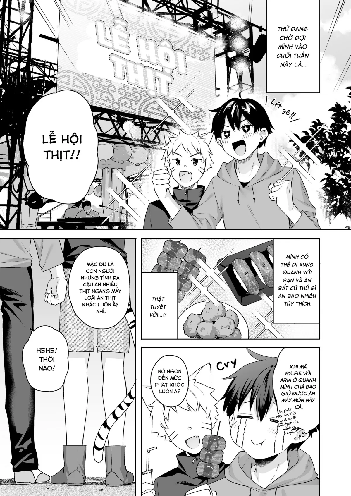HentaiVN.net - Ảnh 41 - Nàng Elf ăn chay (nhưng lại) thèm thịt! - Oneshot