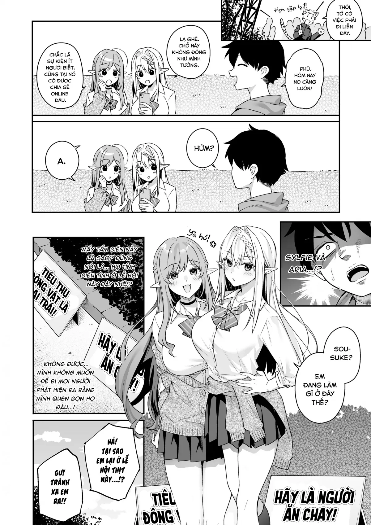 HentaiVN.net - Ảnh 42 - Nàng Elf ăn chay (nhưng lại) thèm thịt! - Oneshot