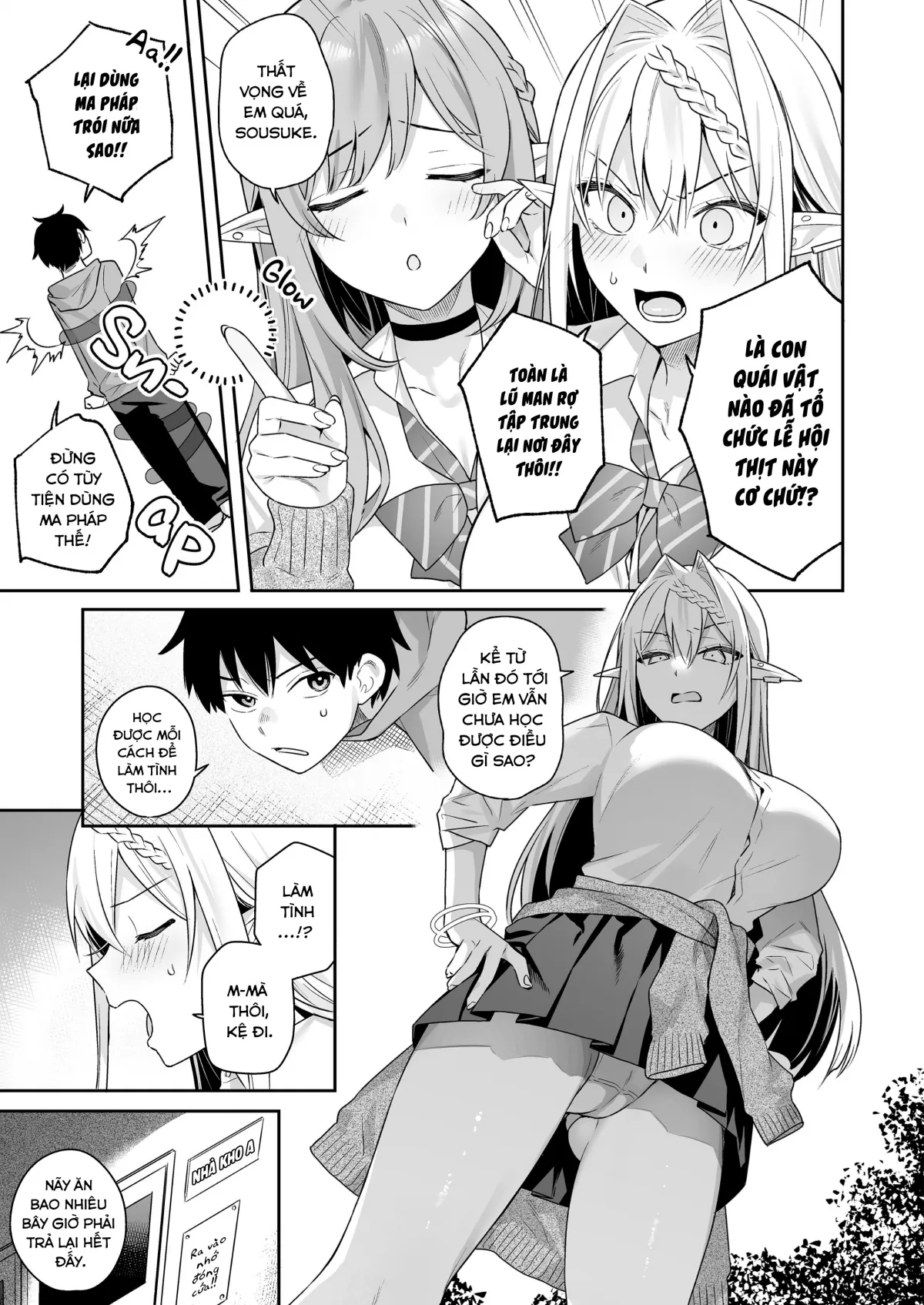 HentaiVN.net - Ảnh 43 - Nàng Elf ăn chay (nhưng lại) thèm thịt! - Oneshot