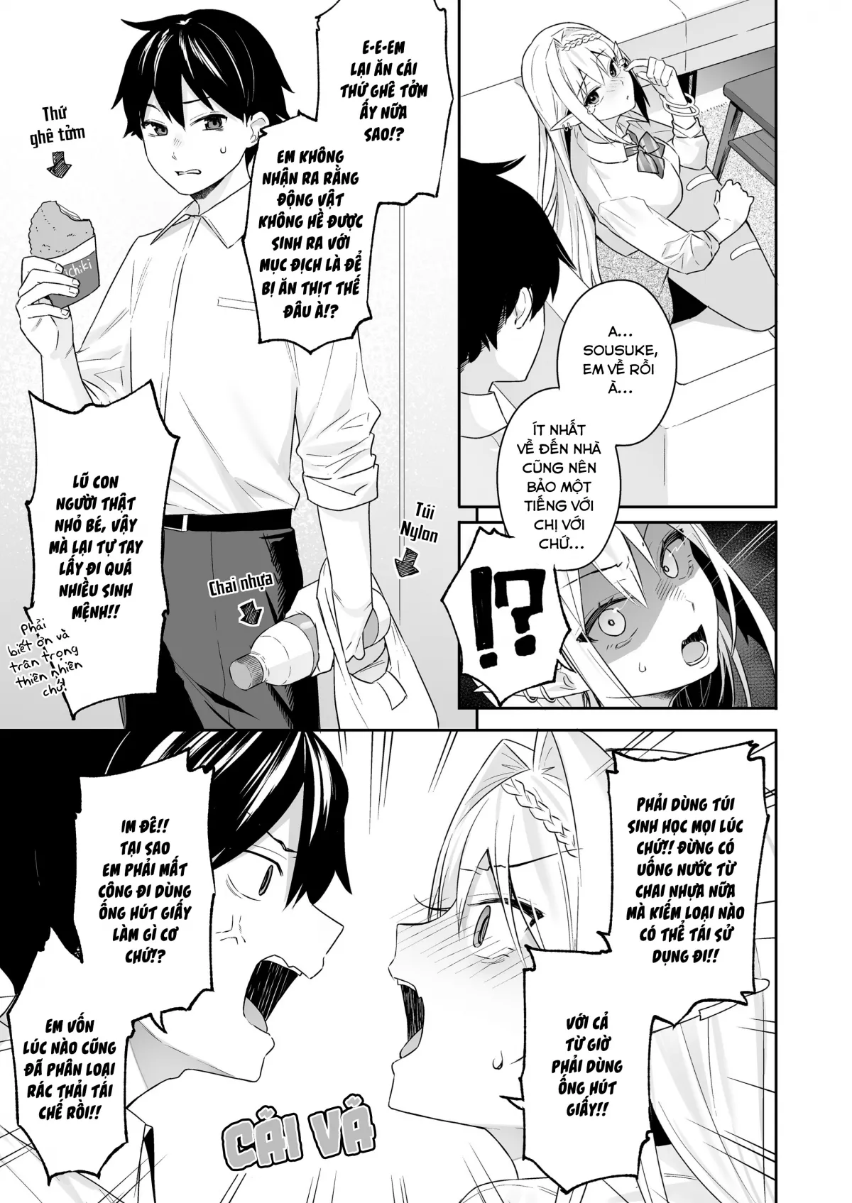 HentaiVN.net - Ảnh 5 - Nàng Elf ăn chay (nhưng lại) thèm thịt! - Oneshot
