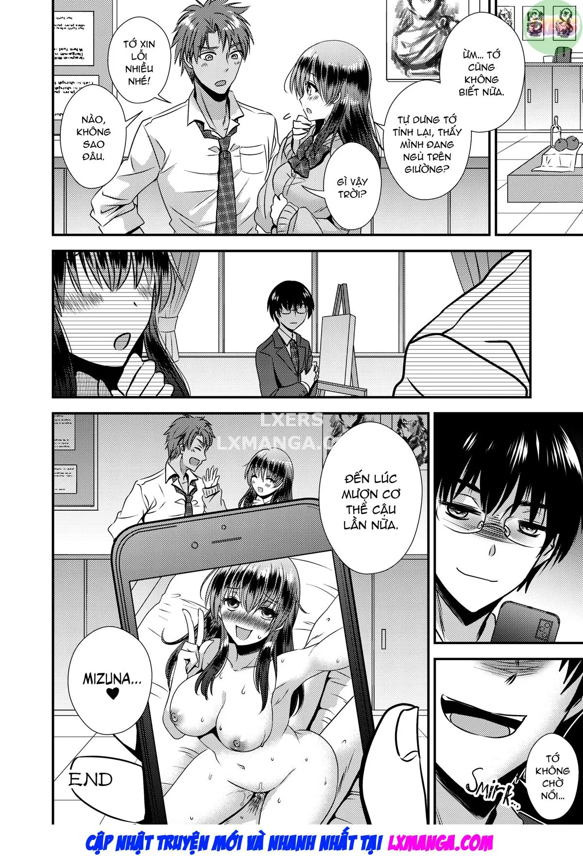 HentaiVN.net - Ảnh 38 - Hyoui apuri~kareshi-mochi senpai o omoinomamani ♥~ - Oneshot