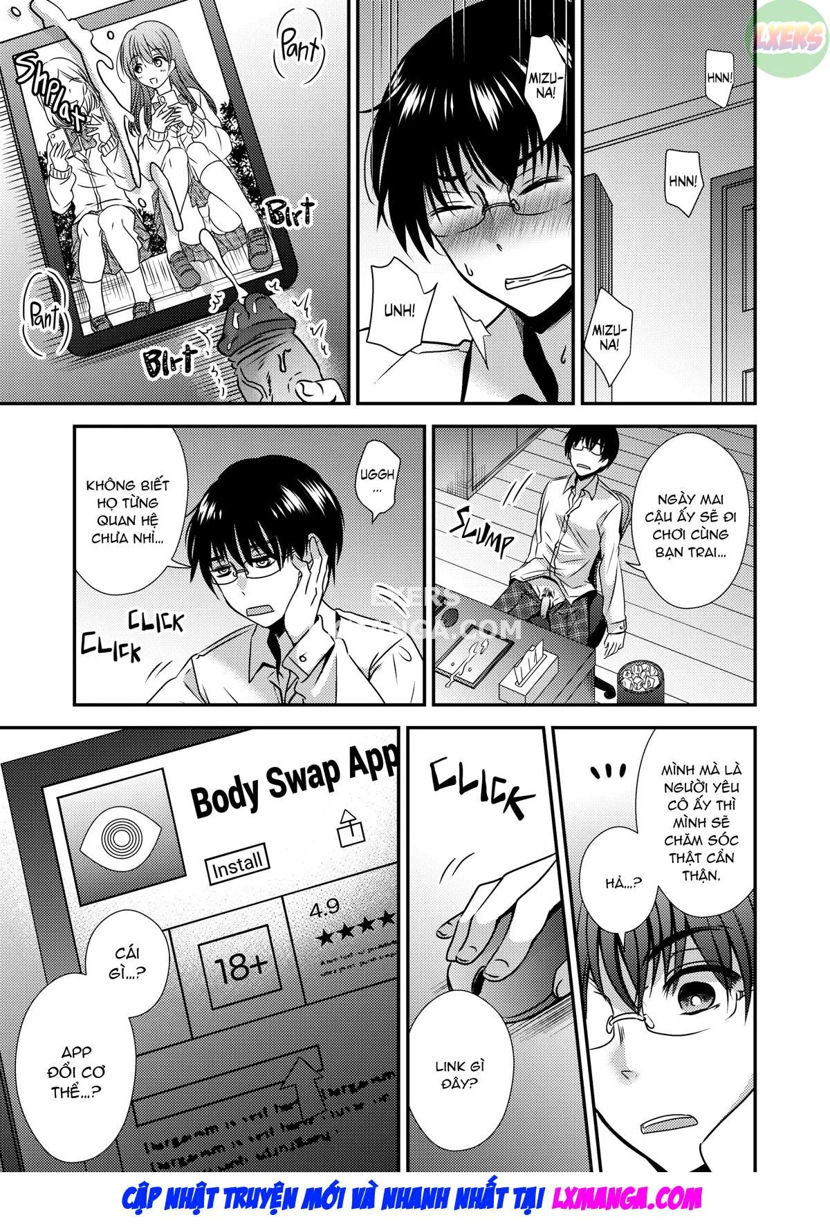 HentaiVN.net - Ảnh 7 - Hyoui apuri~kareshi-mochi senpai o omoinomamani ♥~ - Oneshot