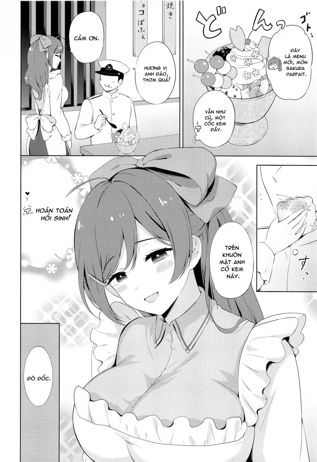 HentaiVN.net - Ảnh 4 - Mamiya to Yoru no Himegoto (Kantai Collection -KanColle-) [間宮と夜の秘め事 (艦隊これくしょん -艦これ-)] - Oneshot