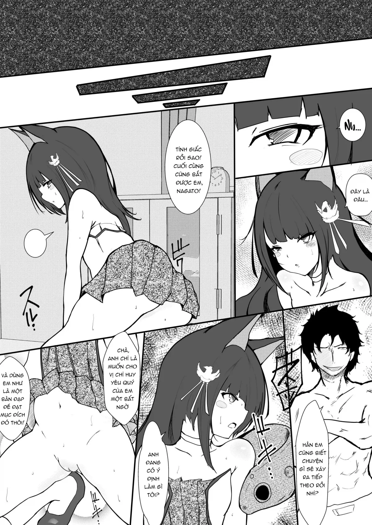 HentaiVN.net - Ảnh 8 - Nagato-Chan Ga Teitoku Hitosuji Datta Node - Oneshot nứng