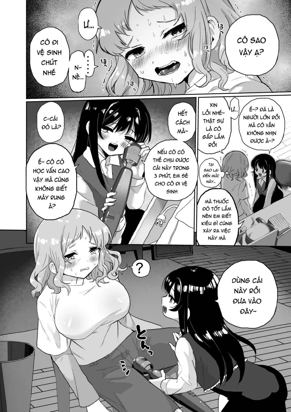 HentaiVN.net - Ảnh 13 - Joshidaisei Kateikyoushi, Psycho Les Gaki ni Haibokushi Choukyou Sareru - Chap 1