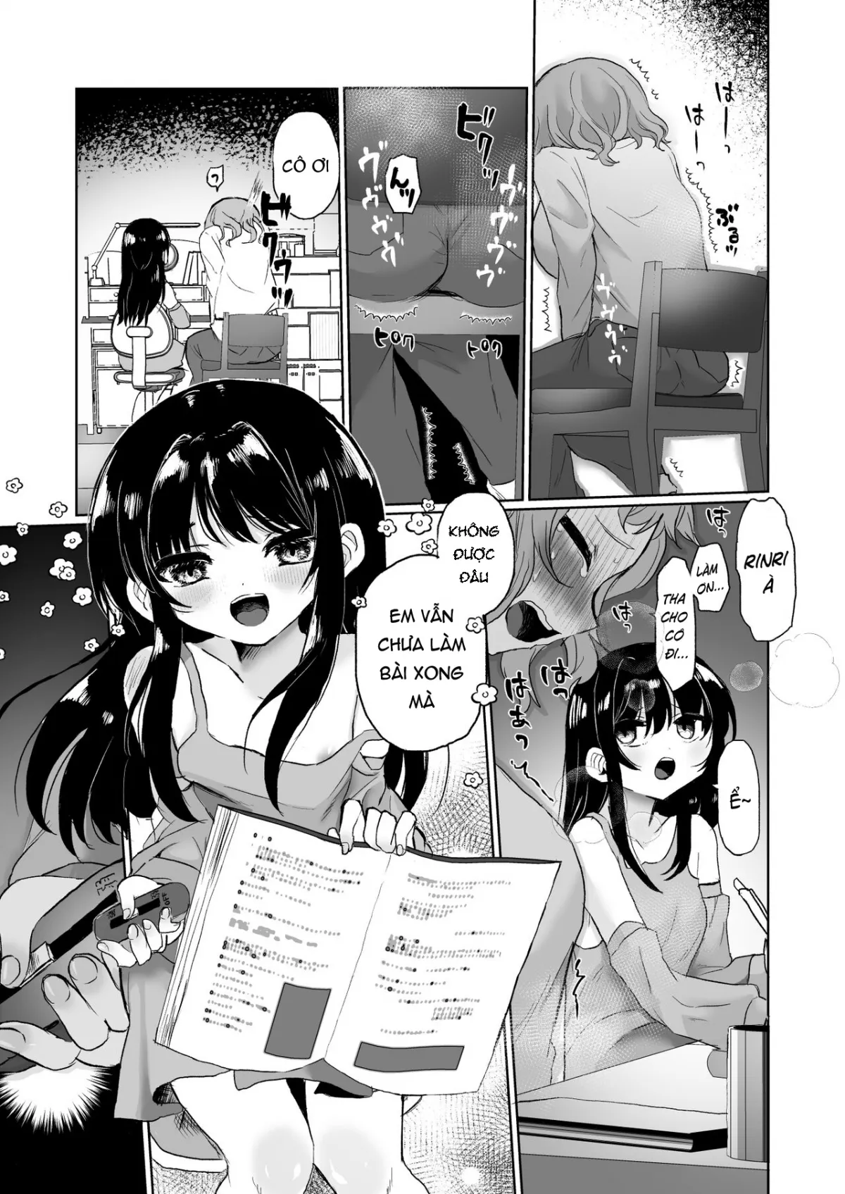 HentaiVN.net - Ảnh 4 - Joshidaisei Kateikyoushi, Psycho Les Gaki ni Haibokushi Choukyou Sareru - Chap 1