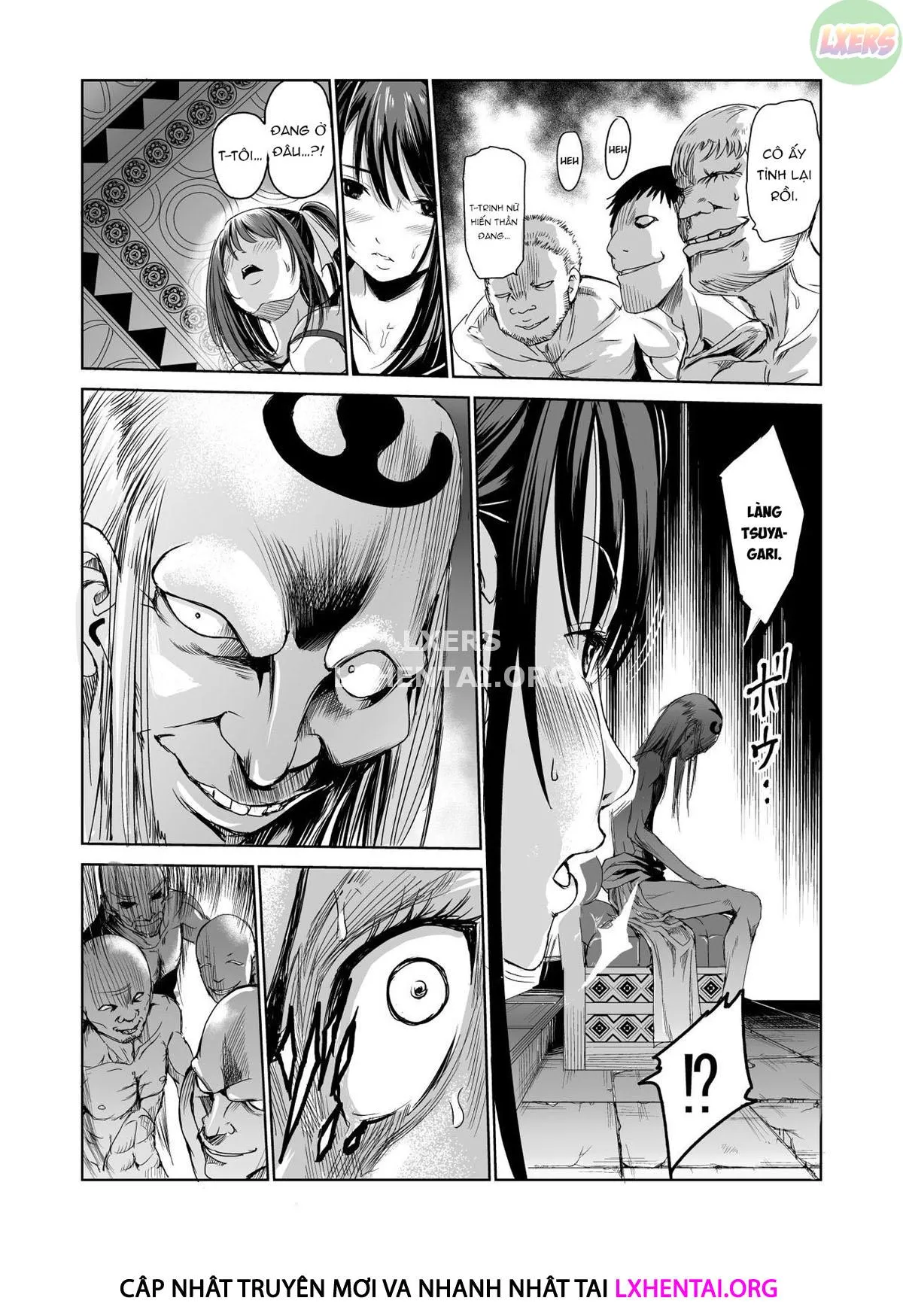 HentaiVN.net - Ảnh 16 - Tsuyagari Mura [~Kareshi O Mamoru Tame Hikyou No Mura De Kyousei Gohoushi & NTR Sex~] - Chap 1