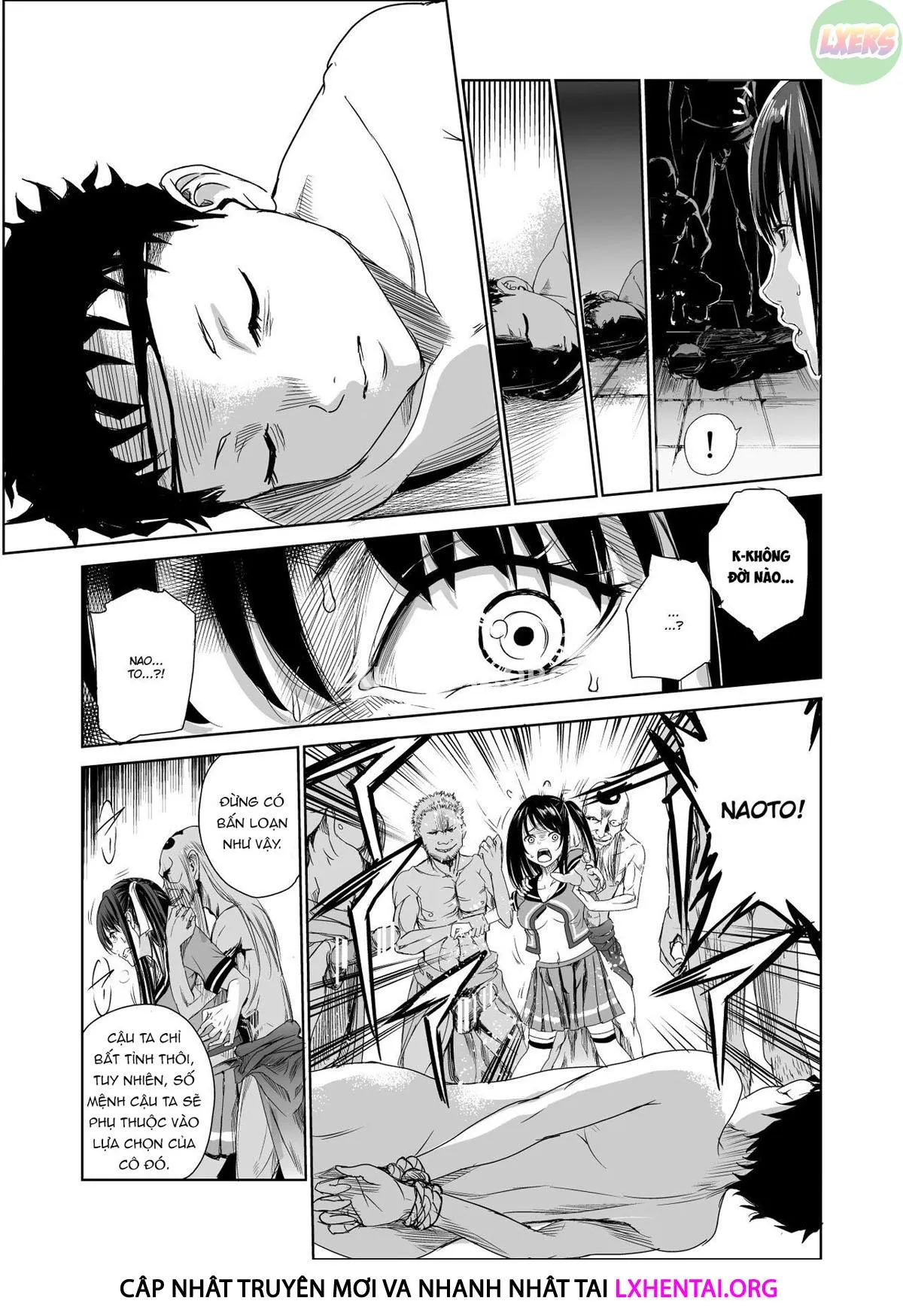 HentaiVN.net - Ảnh 18 - Tsuyagari Mura [~Kareshi O Mamoru Tame Hikyou No Mura De Kyousei Gohoushi & NTR Sex~] - Chap 1