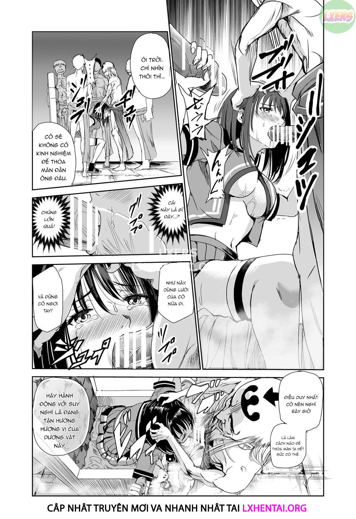 HentaiVN.net - Ảnh 22 - Tsuyagari Mura [~Kareshi O Mamoru Tame Hikyou No Mura De Kyousei Gohoushi & NTR Sex~] - Chap 1