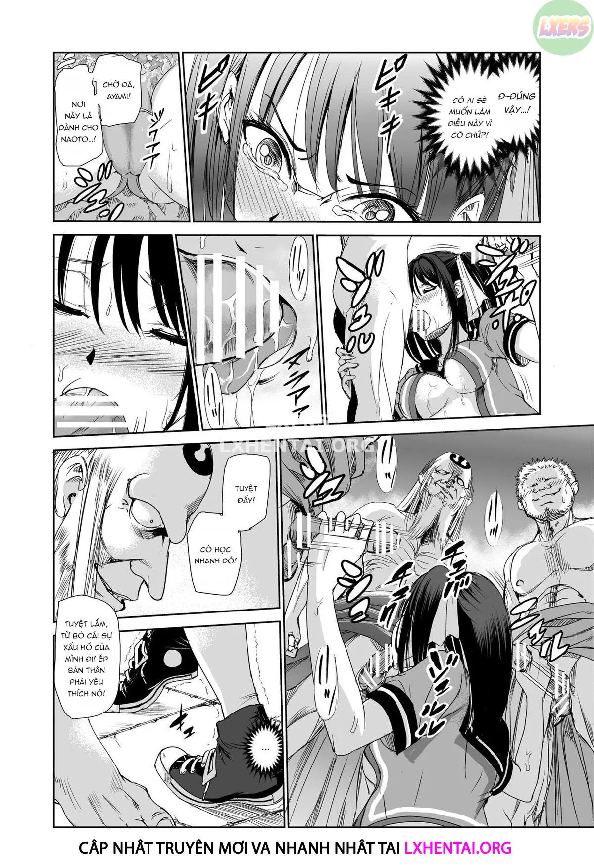 HentaiVN.net - Ảnh 23 - Tsuyagari Mura [~Kareshi O Mamoru Tame Hikyou No Mura De Kyousei Gohoushi & NTR Sex~] - Chap 1