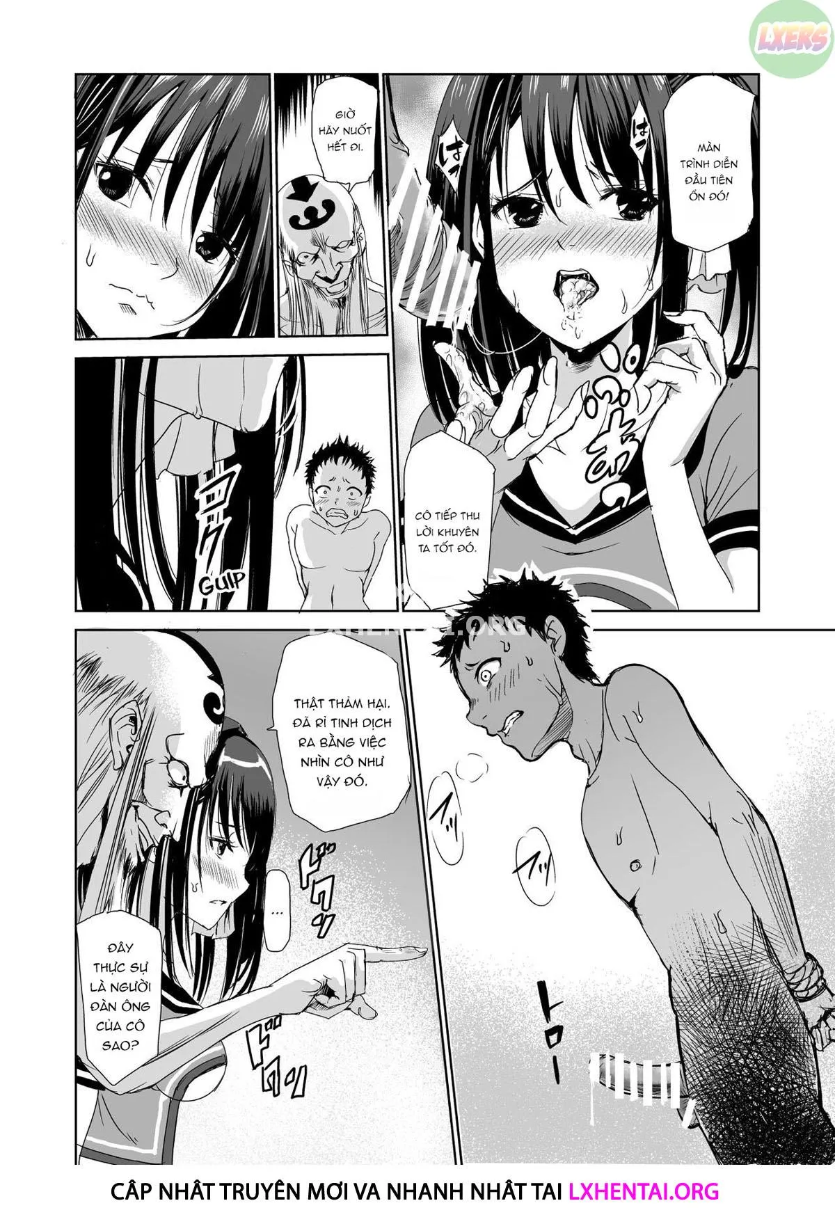 HentaiVN.net - Ảnh 27 - Tsuyagari Mura [~Kareshi O Mamoru Tame Hikyou No Mura De Kyousei Gohoushi & NTR Sex~] - Chap 1