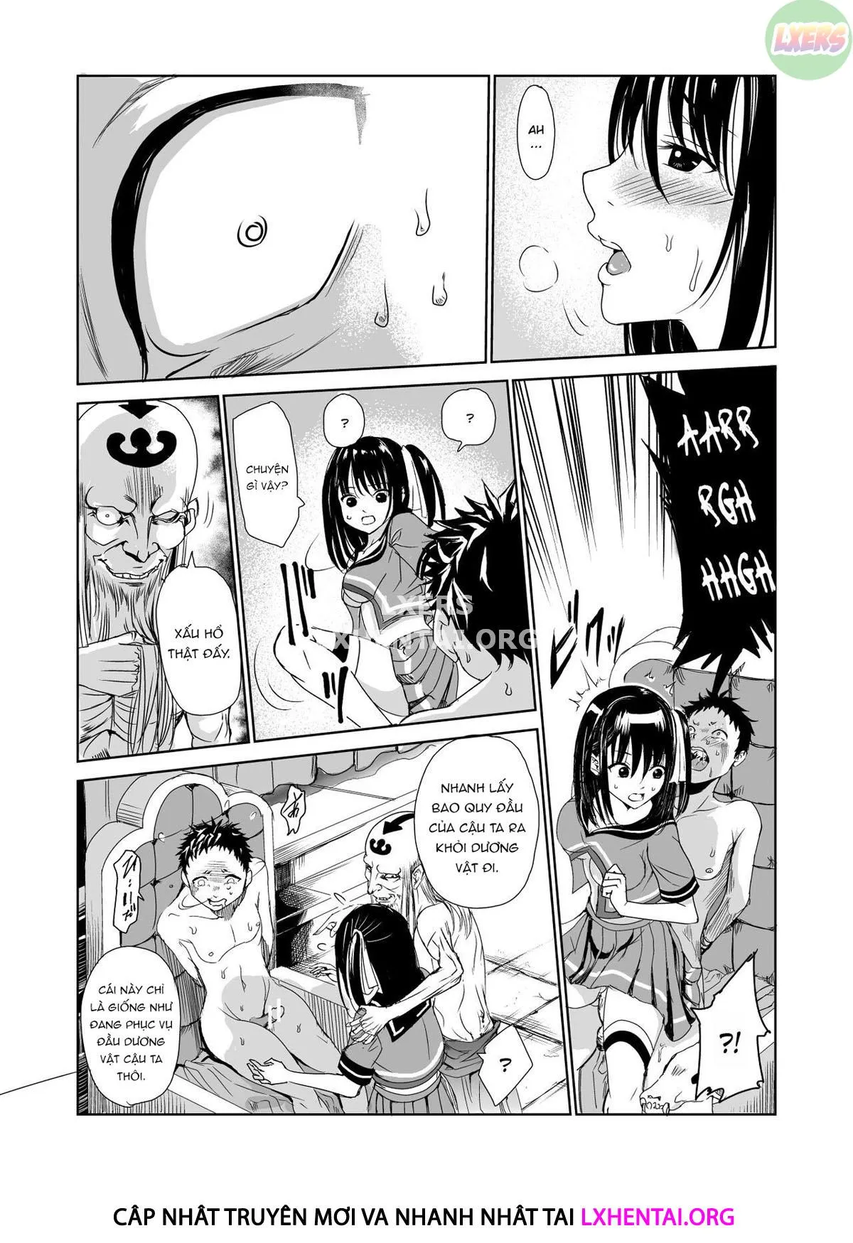 HentaiVN.net - Ảnh 32 - Tsuyagari Mura [~Kareshi O Mamoru Tame Hikyou No Mura De Kyousei Gohoushi & NTR Sex~] - Chap 1