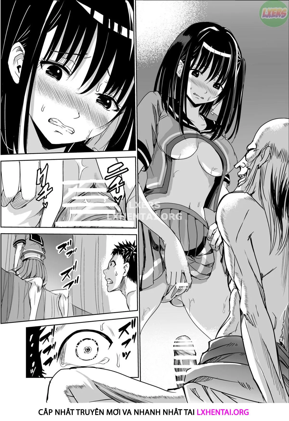 HentaiVN.net - Ảnh 36 - Tsuyagari Mura [~Kareshi O Mamoru Tame Hikyou No Mura De Kyousei Gohoushi & NTR Sex~] - Chap 1