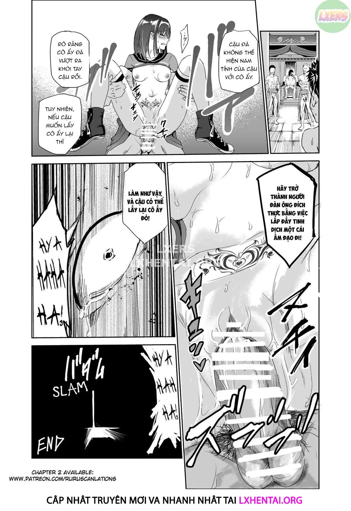 HentaiVN.net - Ảnh 48 - Tsuyagari Mura [~Kareshi O Mamoru Tame Hikyou No Mura De Kyousei Gohoushi & NTR Sex~] - Chap 1