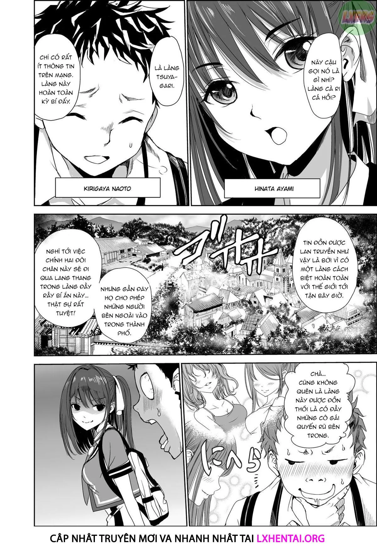 HentaiVN.net - Ảnh 7 - Tsuyagari Mura [~Kareshi O Mamoru Tame Hikyou No Mura De Kyousei Gohoushi & NTR Sex~] - Chap 1