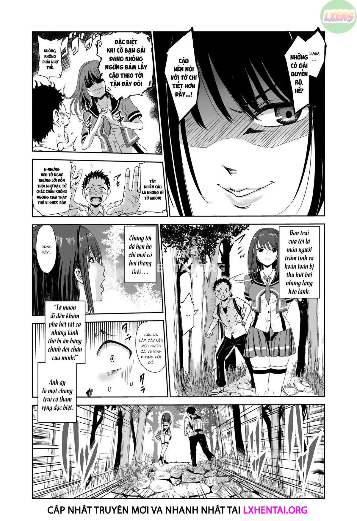 HentaiVN.net - Ảnh 8 - Tsuyagari Mura [~Kareshi O Mamoru Tame Hikyou No Mura De Kyousei Gohoushi & NTR Sex~] - Chap 1