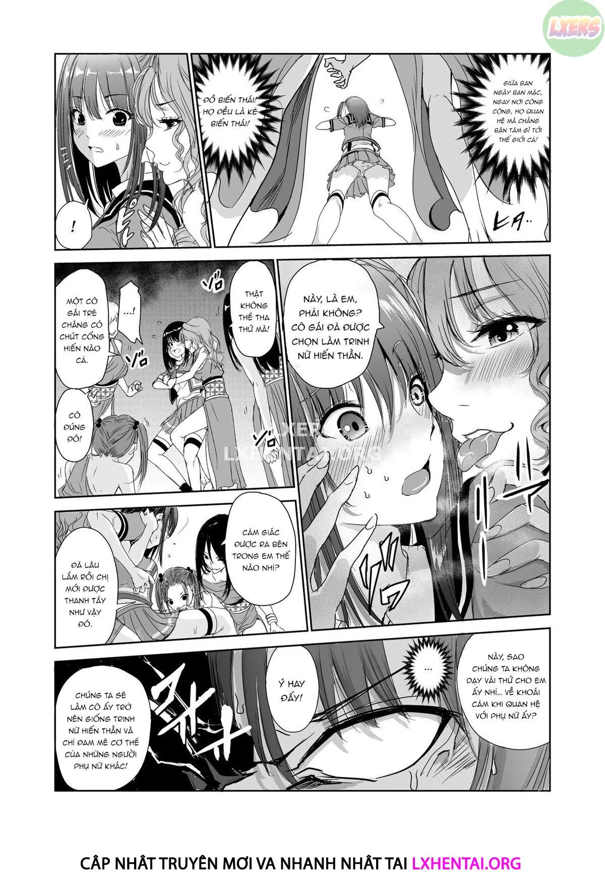 HentaiVN.net - Ảnh 12 - Tsuyagari Mura [~Kareshi O Mamoru Tame Hikyou No Mura De Kyousei Gohoushi & NTR Sex~] - Chap 2