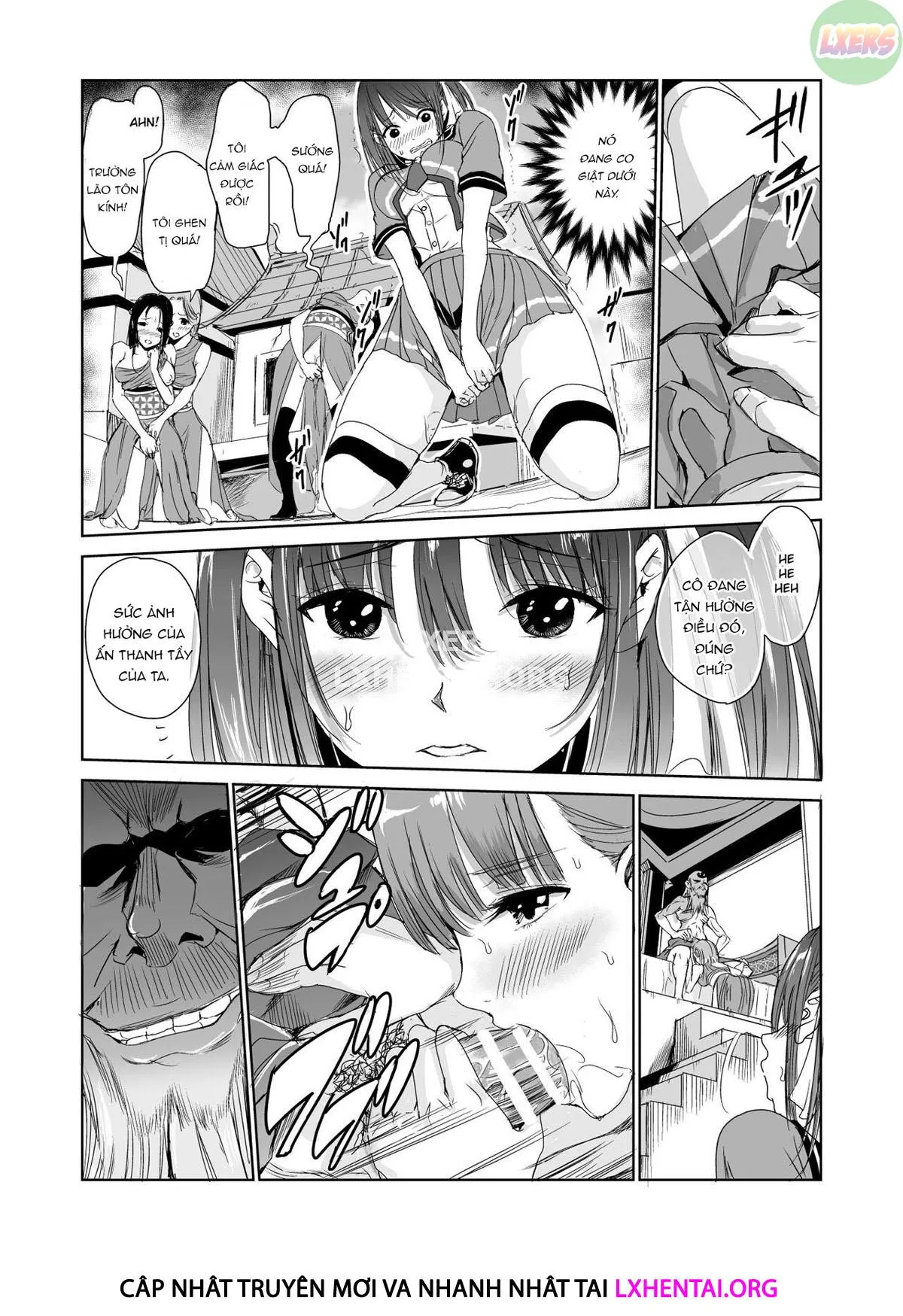 HentaiVN.net - Ảnh 16 - Tsuyagari Mura [~Kareshi O Mamoru Tame Hikyou No Mura De Kyousei Gohoushi & NTR Sex~] - Chap 2