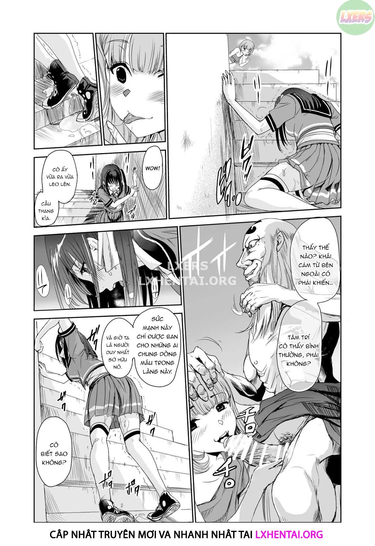 HentaiVN.net - Ảnh 22 - Tsuyagari Mura [~Kareshi O Mamoru Tame Hikyou No Mura De Kyousei Gohoushi & NTR Sex~] - Chap 2