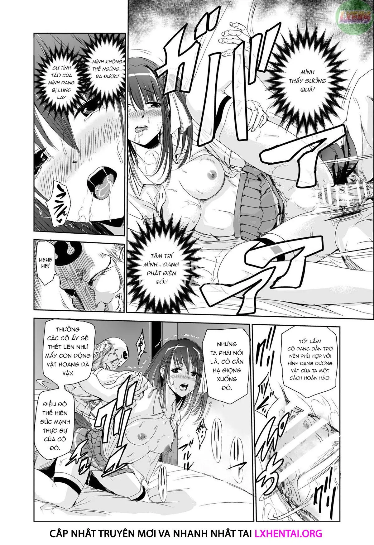 HentaiVN.net - Ảnh 35 - Tsuyagari Mura [~Kareshi O Mamoru Tame Hikyou No Mura De Kyousei Gohoushi & NTR Sex~] - Chap 2