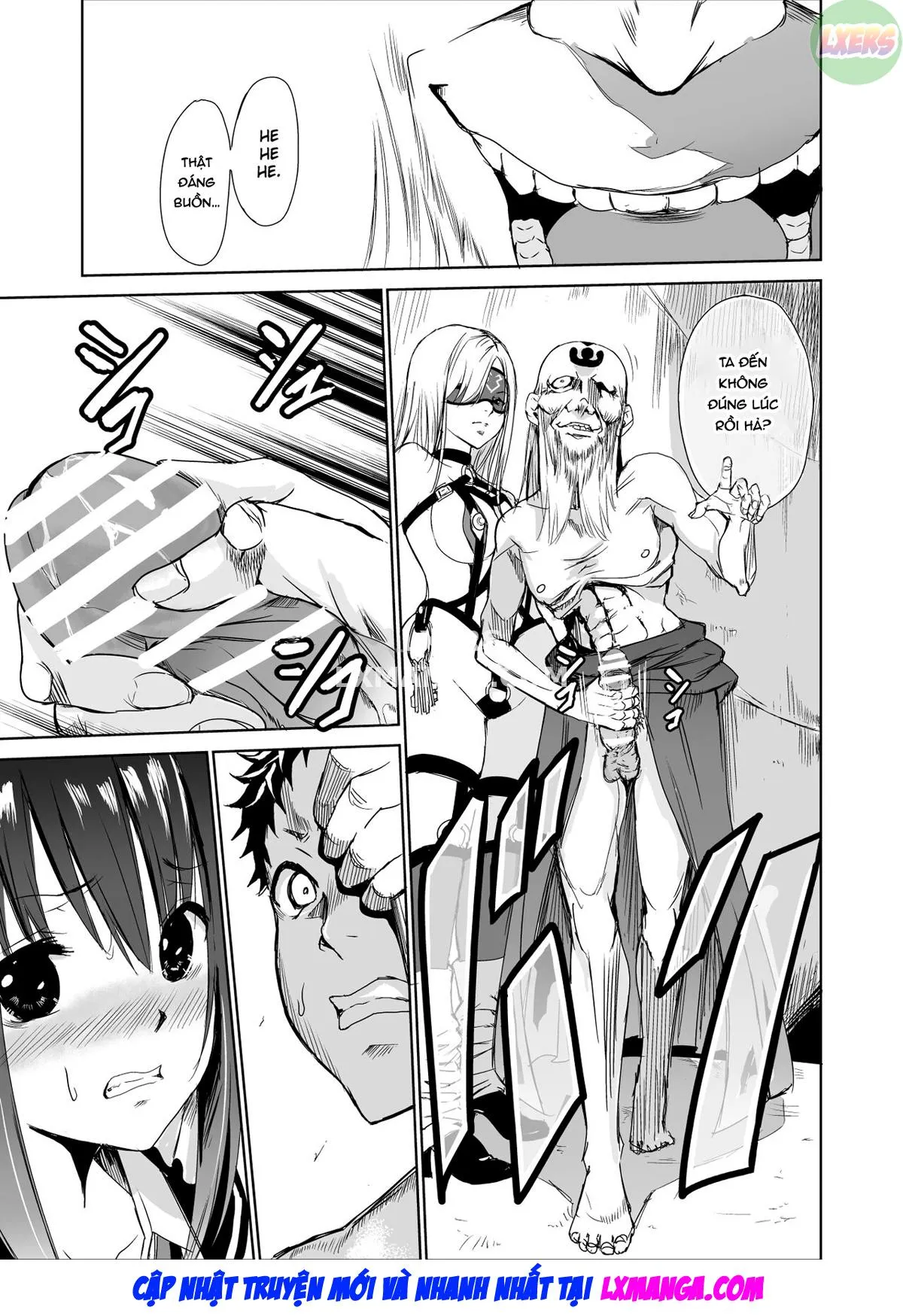 HentaiVN.net - Ảnh 15 - Tsuyagari Mura [~Kareshi O Mamoru Tame Hikyou No Mura De Kyousei Gohoushi & NTR Sex~] - Chap 3