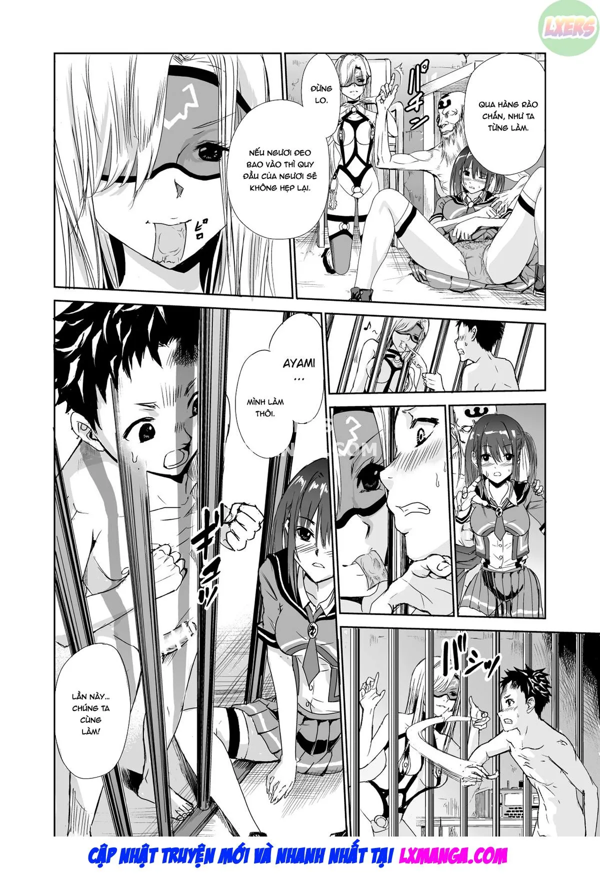 HentaiVN.net - Ảnh 19 - Tsuyagari Mura [~Kareshi O Mamoru Tame Hikyou No Mura De Kyousei Gohoushi & NTR Sex~] - Chap 3
