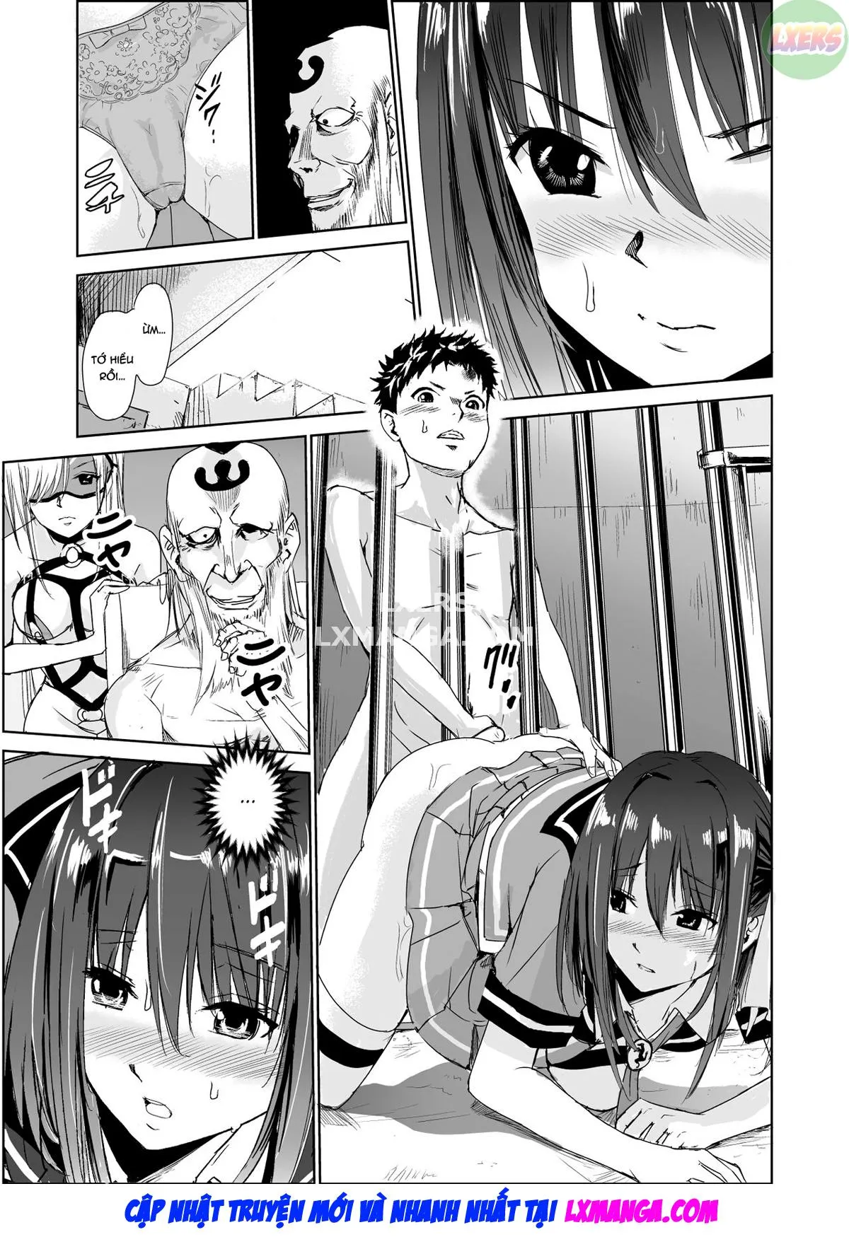 HentaiVN.net - Ảnh 20 - Tsuyagari Mura [~Kareshi O Mamoru Tame Hikyou No Mura De Kyousei Gohoushi & NTR Sex~] - Chap 3