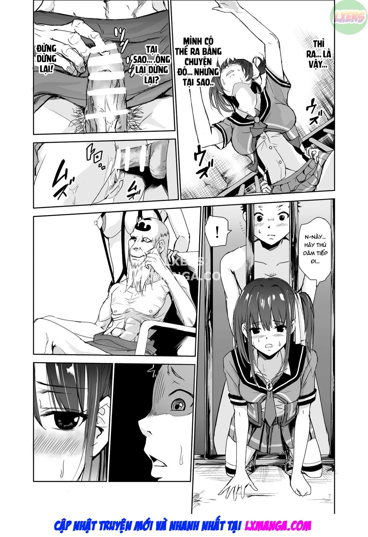 HentaiVN.net - Ảnh 26 - Tsuyagari Mura [~Kareshi O Mamoru Tame Hikyou No Mura De Kyousei Gohoushi & NTR Sex~] - Chap 3