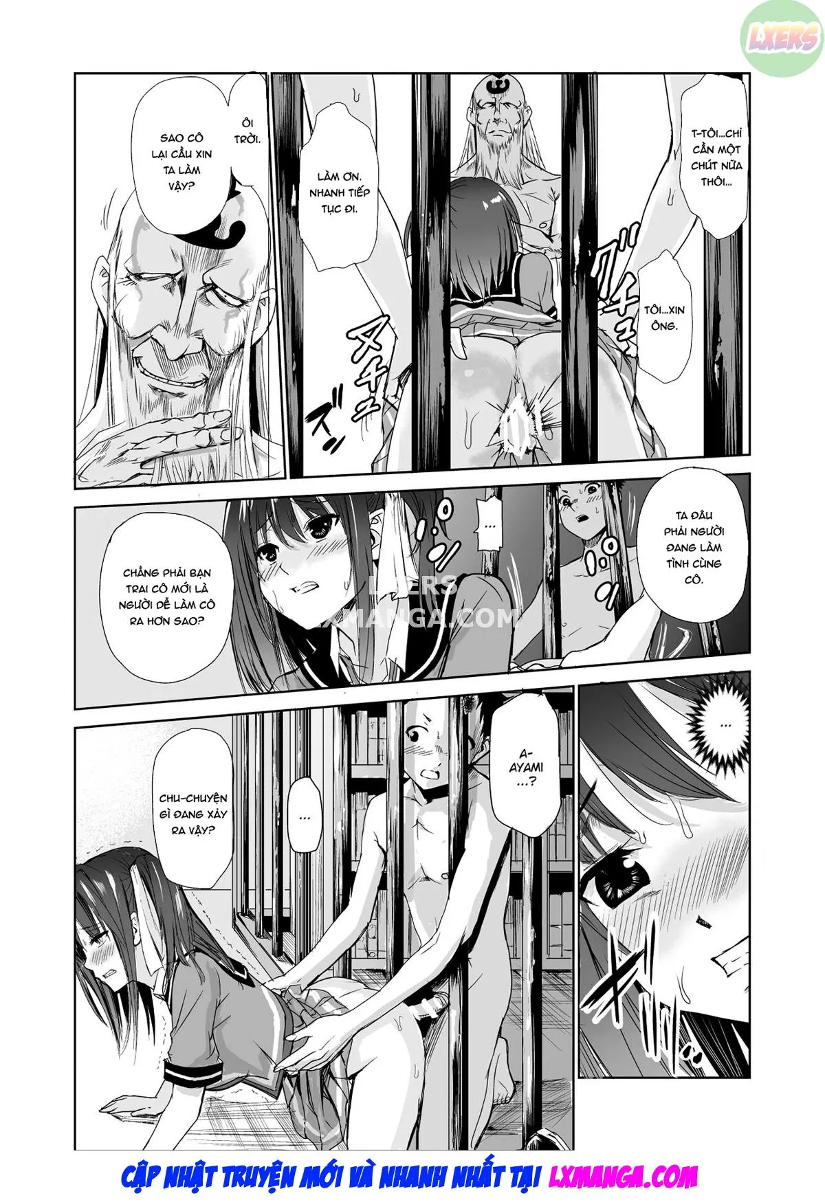 HentaiVN.net - Ảnh 27 - Tsuyagari Mura [~Kareshi O Mamoru Tame Hikyou No Mura De Kyousei Gohoushi & NTR Sex~] - Chap 3