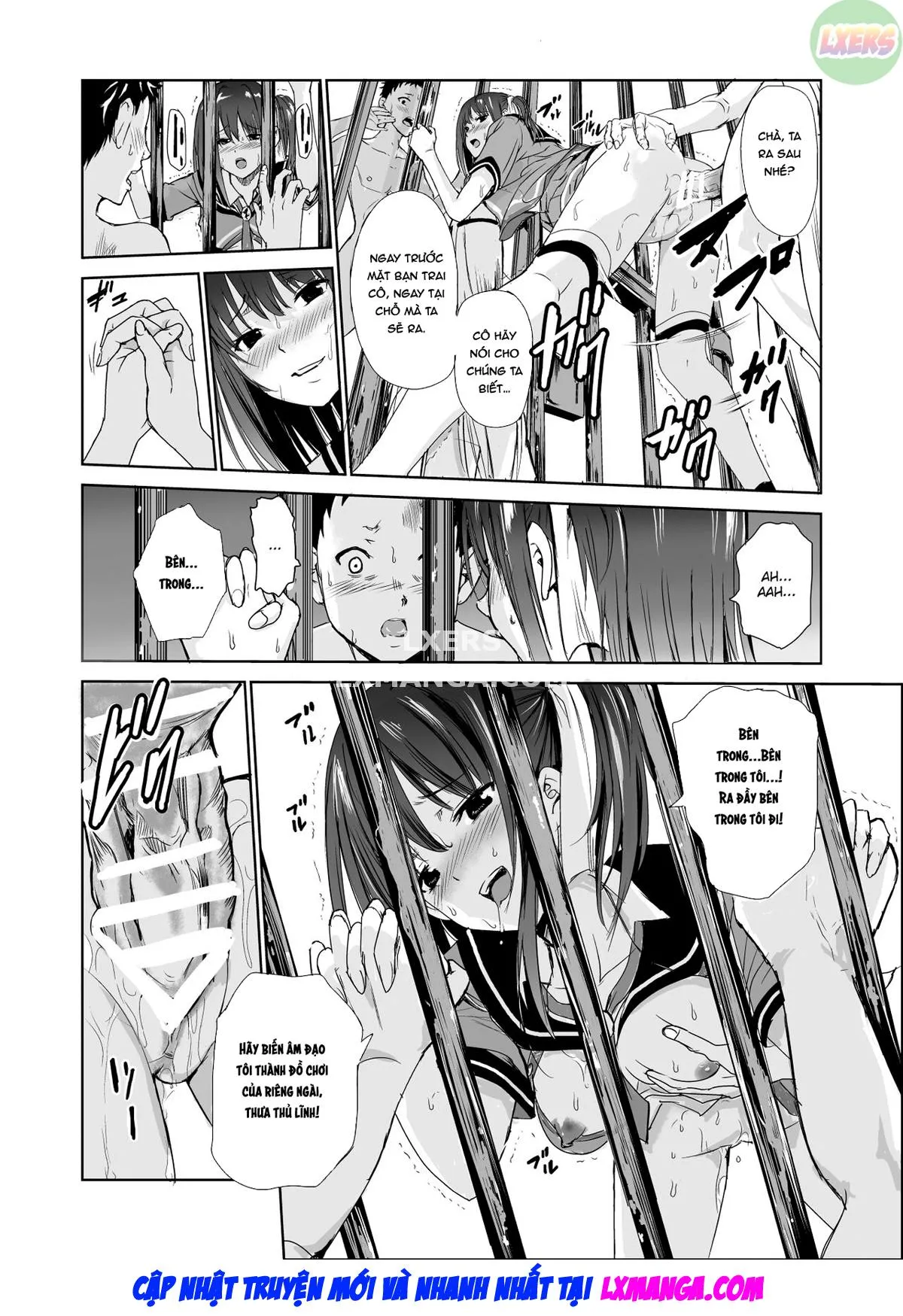 HentaiVN.net - Ảnh 43 - Tsuyagari Mura [~Kareshi O Mamoru Tame Hikyou No Mura De Kyousei Gohoushi & NTR Sex~] - Chap 3